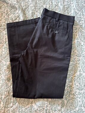 George Men's Black Chino Pants